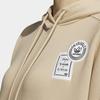 Adidas Originals Trefoil X Changchangxiong X Suyiming Co-Branded Series Character Print Drawstring Hoodie Women Hoodie Khaki IK4311