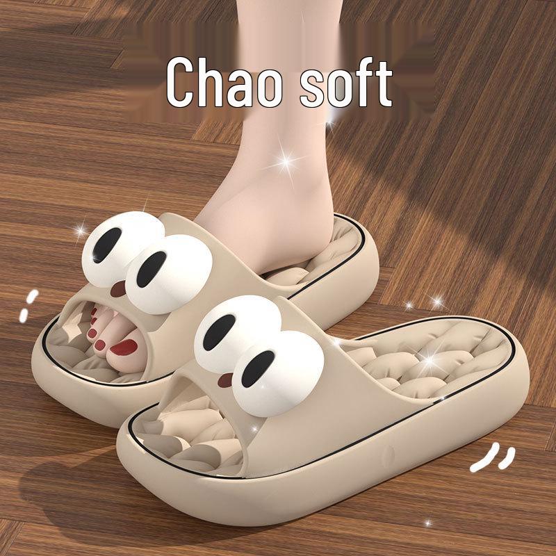 2024 Couples' Non-Slip Thick Sole Slippers for Women & Men - Comfortable Bathroom Shower Slippers for Summer