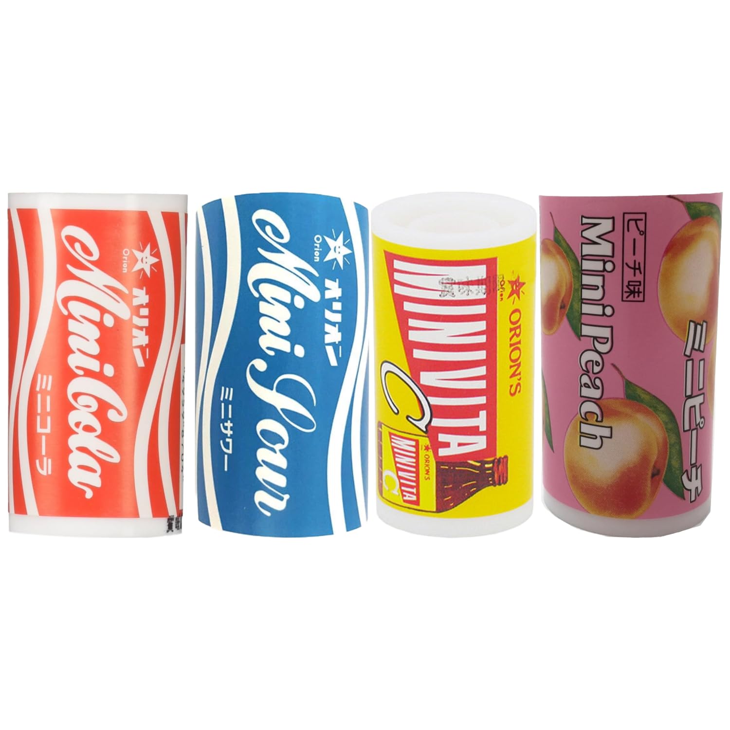 

Orion Mini Series Ramune Set of Mini Vita 4-Type (15 each) (Cola, Sour, C, Peach)