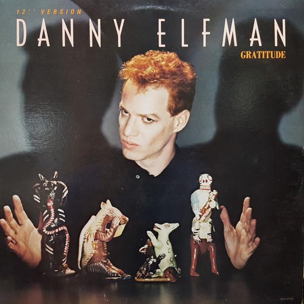 12-дюймовая пластинка DANNY ELFMAN Gratitude MCA23532 MCA Records 1984 Канада Рок Б/у