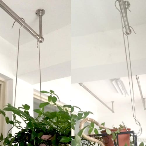 Maydahui S-shaped Hooks (Set of 6, Silver, Large, 30cm) Stainless Steel Hooks, Rust-Resistant, Long Hooks, Extra Large S-Shaped Hooks, Stylish Metal H