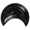Gold Printed Ceramic Jewelry Storage Tray for Storage Use Moon Shape 1Pcs