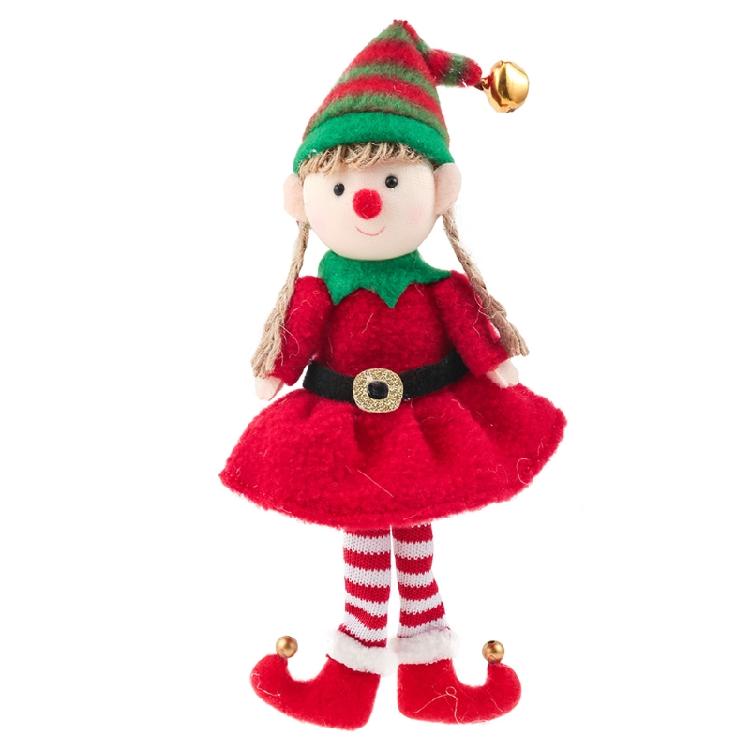 Upgraded Christmas Plush Doll Ornaments Xmas Tree Ornament Dolls Decorative