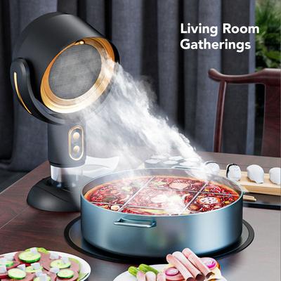 Campana extractora de sobremesa, extractor de humos portátil, pequeña campana extractora con carga USB, minicampana extractora para barbacoa de interior, 5 V, 8 W