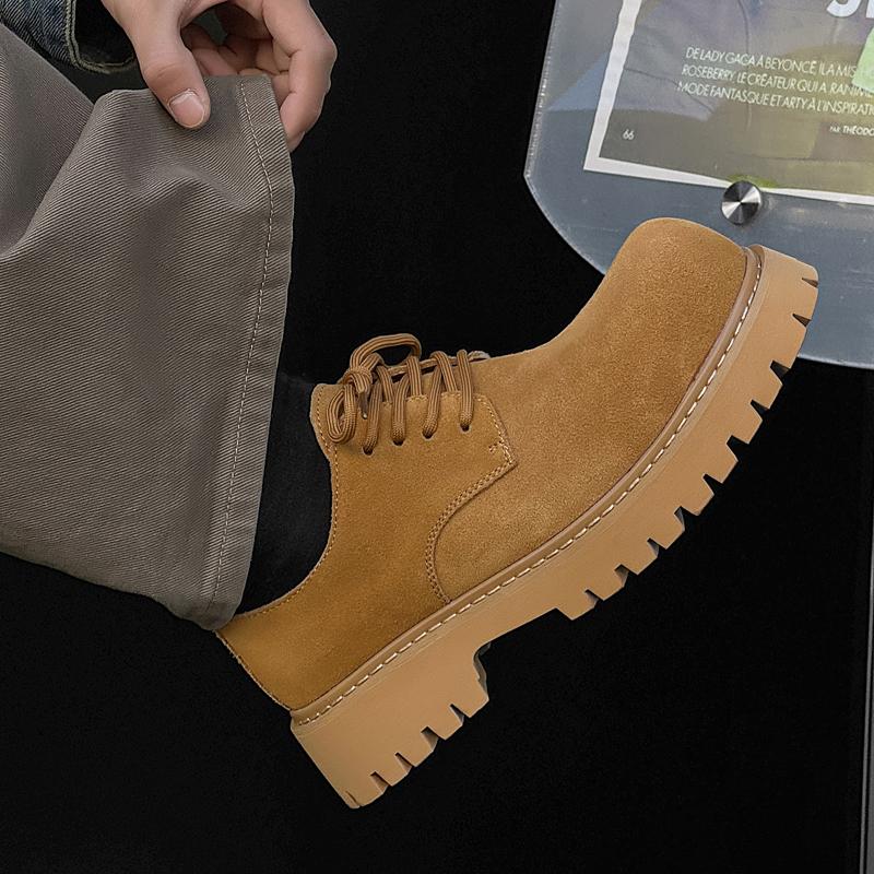 Leather Shoes For Man Genuine Leather Big Size Shoes High Quality Designer Formal Platform Casual Shoes Business