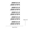 3D Car Stickers Car Interior Decals For BMW X1 X2 X3 X5 X6 X7 1 3 5 6 7 Series F40 E90 G20 G30 G11Car Reflective Window Sticker