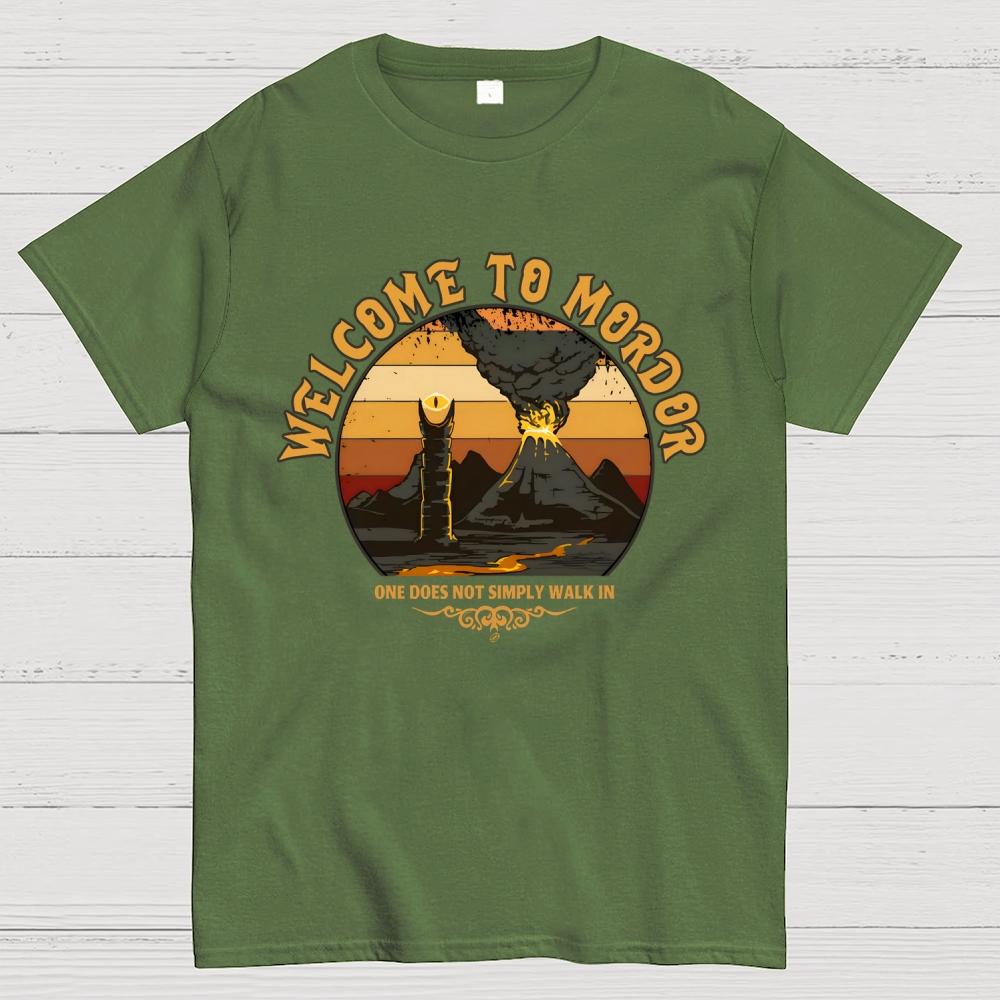 Welcome To Mordor Cotton Summer Casual Cool Loose T-Shirt