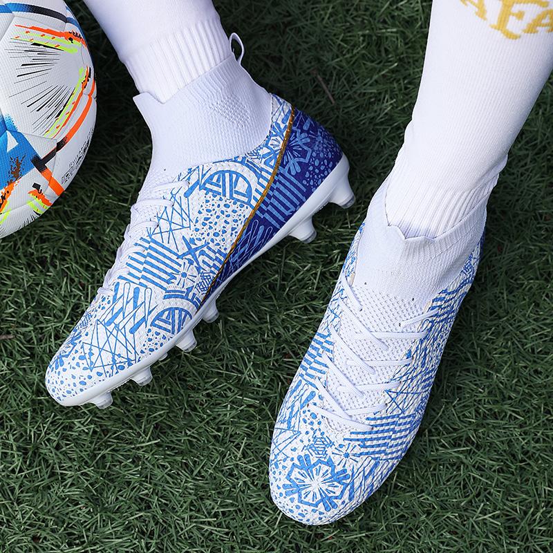 Fußball Sportstiefel Herren Ultraleicht Sportbekleidung Sneaker Hohe Qualität Schüler Fußballschuhe für Training Stollen Komfort-Fokussiert Fußballschuhe