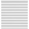 VidaXL Store Zèbre Gris Clair Largeur Du Tissu 145,9 Cm Polyester, Store Enrouleur Zébré, Store Zébré Pour Fenêtre, Store 4014427