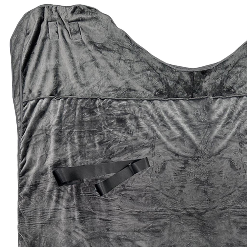 Horse Winter Blanket Flannel Equestrian Apparel Garment, Breathable Windproof Sheet