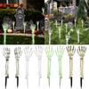 2PC Plastic Garden Ghost Hand Bone Party Skeleton Ground Stakes Halloween Multiple Options Available