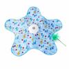 StarShaped Play Activity Mat Toy Interactive Rotating Feather Chaser Cat Automatic for Cats,