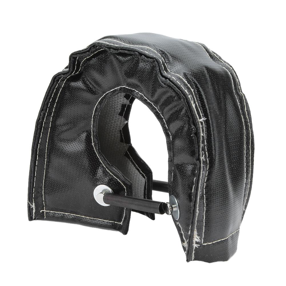 Turbo Blanket Thermal Heat Shield Barrier Cover for T3 T25 T28 GT25 GT35 Turbocharger Black