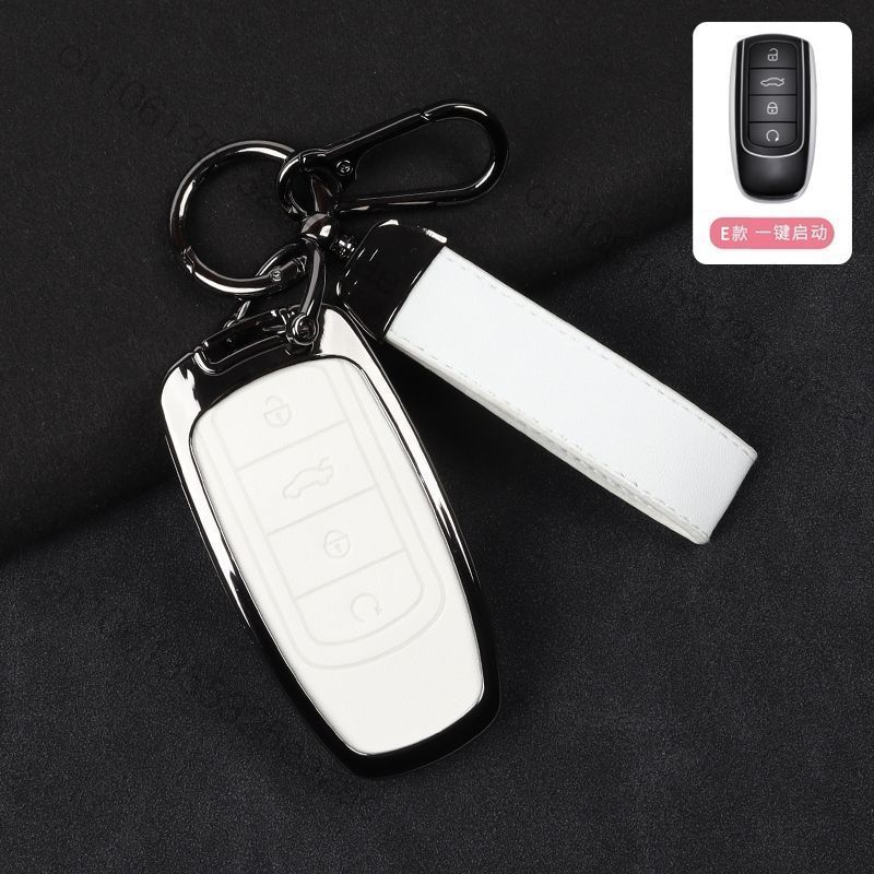 Alloy Style Car Key Case Cover Shell For Chery Tiggo 7 4 8 Pro Jaecoo J7 J6 J8 Omoda 5 9 C5 C9 E5 Ebro S800 S700 Phev Key Chain