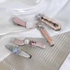 5Pcs/Set Cool Shiny Hair Clips Heart Shape Hair Accessories Trendy Barrettes  Women Girls