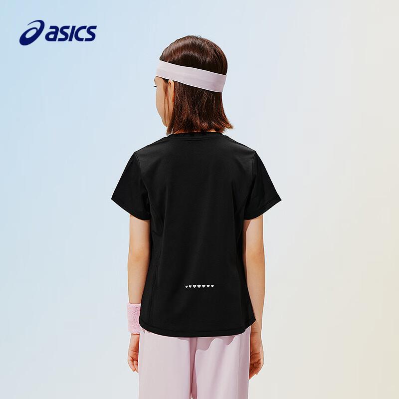 ASICS Girls' Summer Moisture-Wicking Elastic Sports T-Shirt