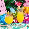 100pcs Umbrella Straws for Drinks,Umbrella Straws Hawaiian Luau Party Straws for Drinks Decorations (Assorted Colors)