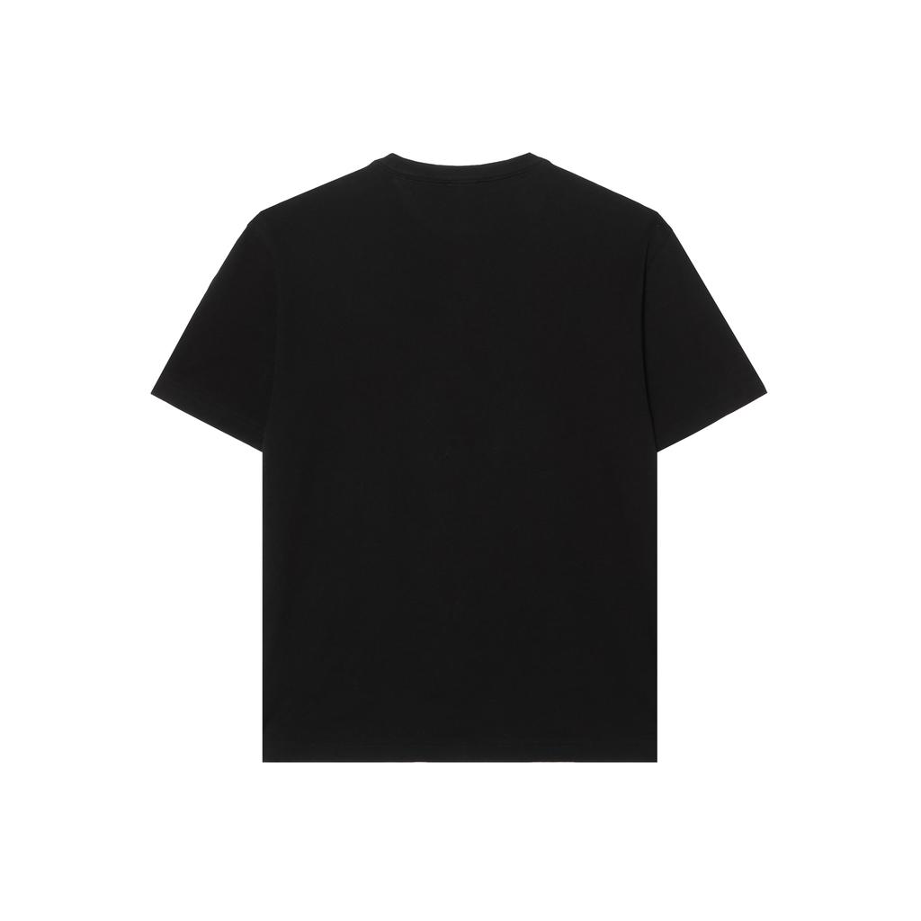 Emporio Armani Ss22 Solid Color Printed Letter Logo Short Sleeve T-Shirt Men Tops Black 3ZPT46-PJM9Z-1200