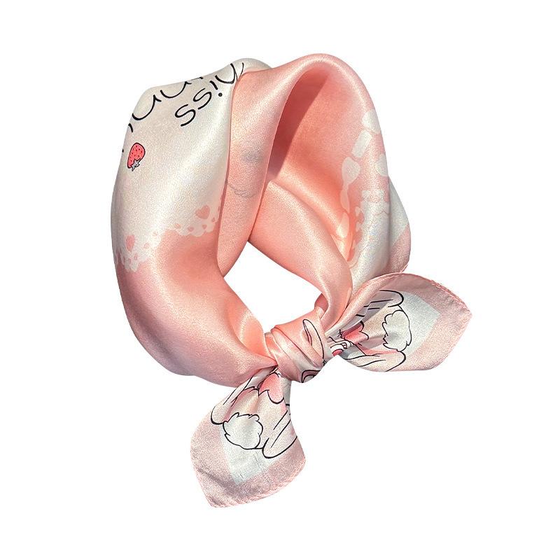 100% Natural Silk Square Scarf Women Bandana Scarves Female Summer Neckerchief Fashion Luxury Shawl Wrap Hijab beach