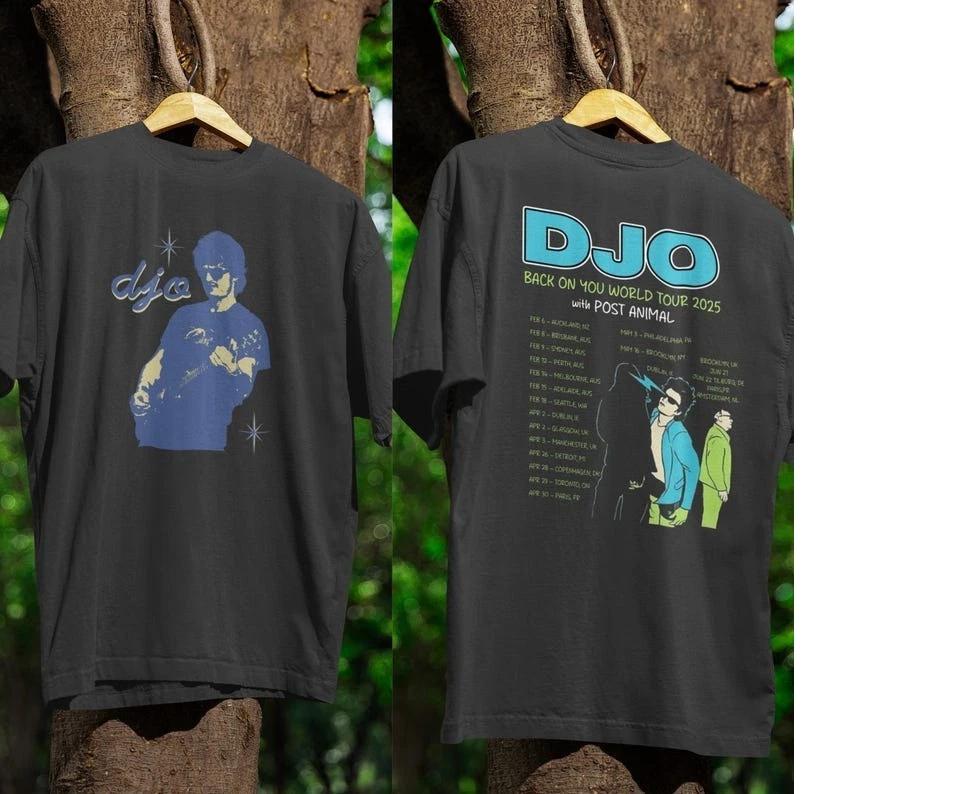 Djo Back On You Tour 2026 T-Shirt Vintage Indie Pop Concert Tee Unisex 3XL