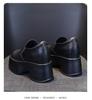 Fashion Lefu Shoes Women's 2025 New Style Inner Height 11cm Thick Sole Small Leather Shoes Women's Single Shoes Womens Shoes
