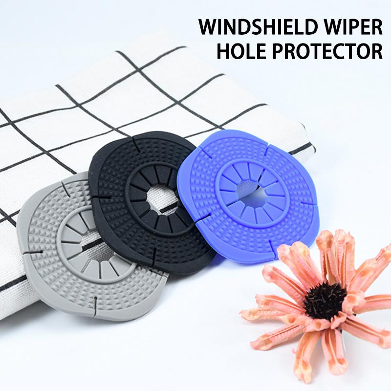 Car Wiper Hole Protective Cover, Dustproof, Waterproof, Anti-Leaf Fall, Wiper Shaft Protective Cover
