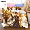 3D Game Genshin Impact Bedding Sets Keqing Xiao Duvet Cover Set 2/3 Pieces Boys Adults Single Full Queen King Size Bed Linen