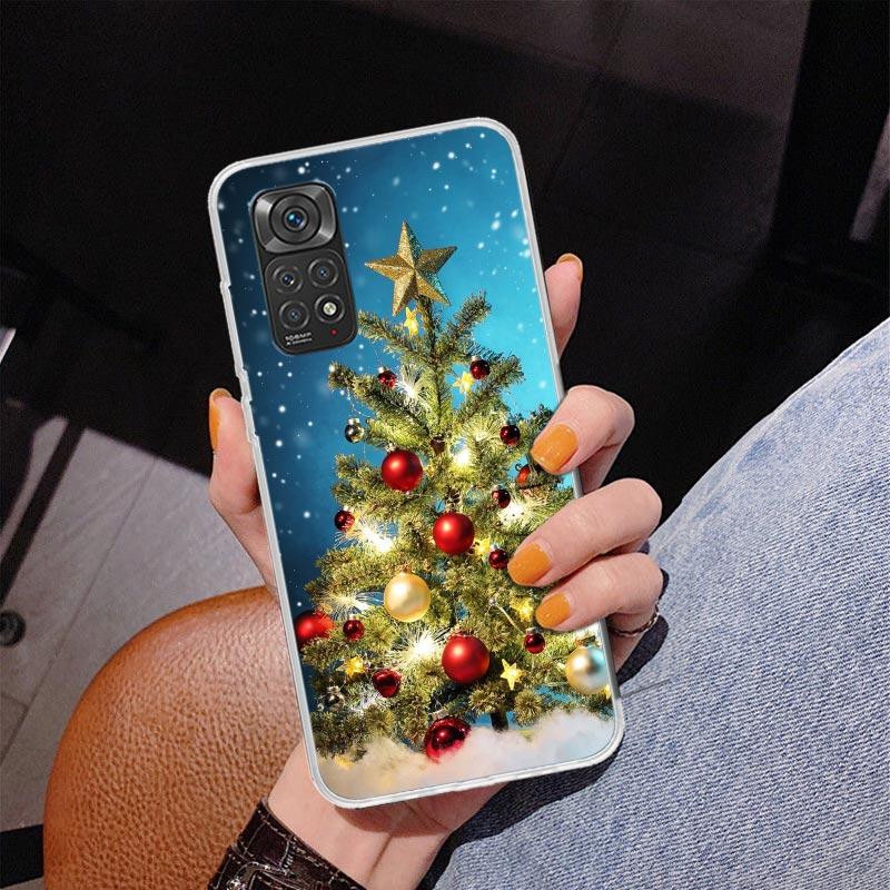 Merry Christmas Tree Snow Phone Case For Xiaomi Redmi Note 15 14 13 12S 12 11 Pro Plus 14S 11S 11E 10 10S 11T 5G Personalized Co