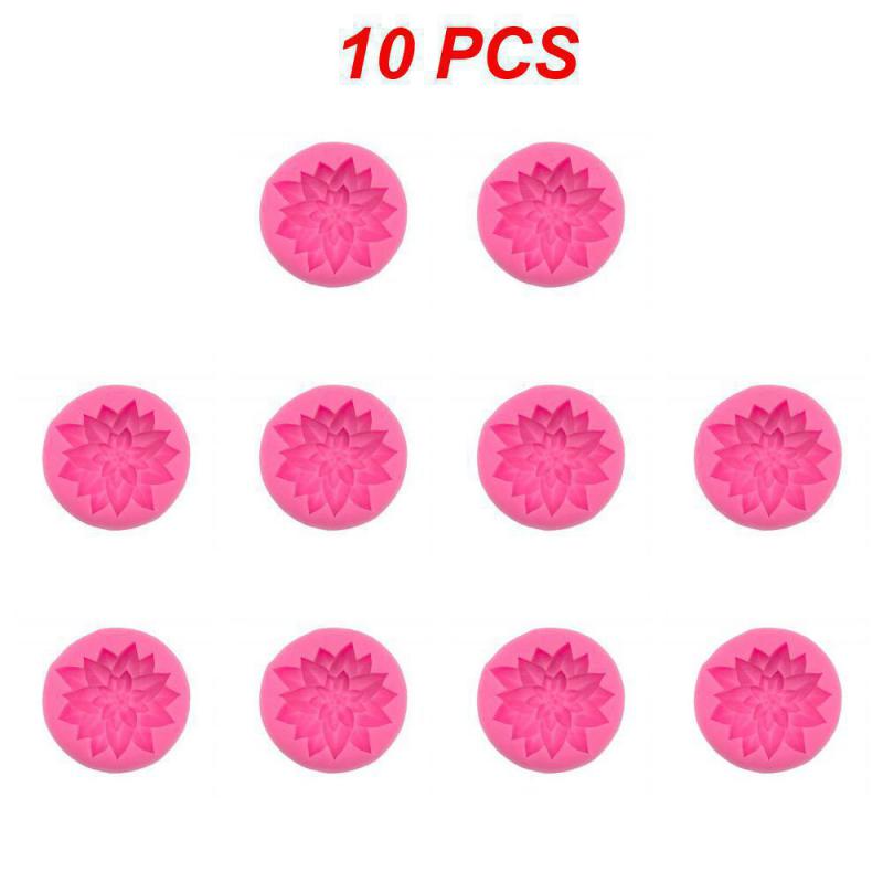 1~10PCS Christmas Holly Leaf Shape Silicone Mold Fondant Cake Cookie Decor Tools Chocolate Cupcake Cookies Baking Safety