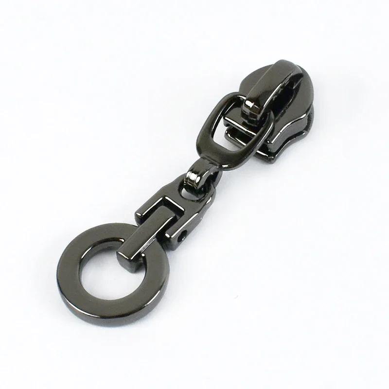 5/10/20Pcs 5# Zipper Slider for Nylon Zippers Zip Head Puller Lock Bag Clothes Purse Tailor Repair Kit DIY Sewing Accessories