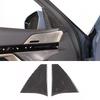 2x Soft Carbon Fiber Interior Car Door A-pillar Decorative Sticker Cover Trim Suitable for BMW 5 Series G60 +