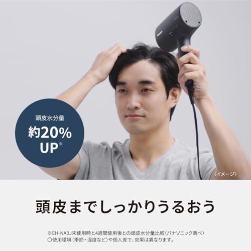 Panasonic Hair Dryer Nanocare High Penetration Nanoe & Mineral Equipped Compact Deep Navy EH-NA0J-A