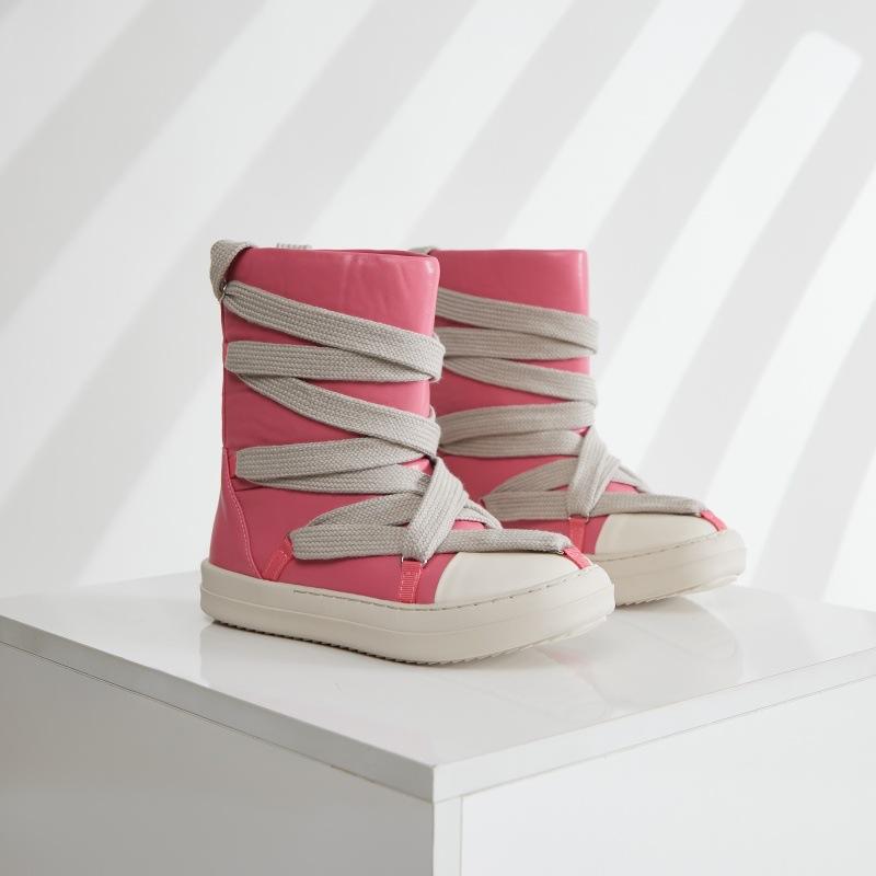 

Модные винтажные кроссовки хайтопы с пентаграммой, мужская дизайнерская обувь, унисекс, повседневная спортивная обувь для скейтборда, ботильоны на платформе большого размера 44 розовый