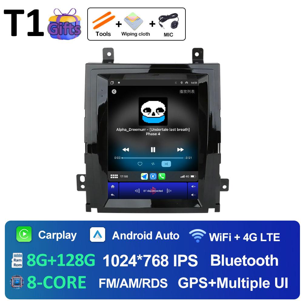For Cadillac Escalade 2007 2008 2009 2010 2011 2012 2013 Android Auto Wireless Carplay 9.7 inch Touch Screen WIFI Accessories 4G
