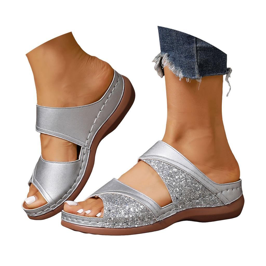 Ladies Summer Shoes Women Wedges Slippers Bohemian Sandals High Heel Sandals For Women High Heel Sandals For Women Summer