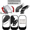 For CBR500R 600R 600RR 2025 2024 Motorcycle Invisible Winglet Mirror Kit Adjustable Rearview Mirror Wind Wing Reflector Spoiler Rearview Mirror