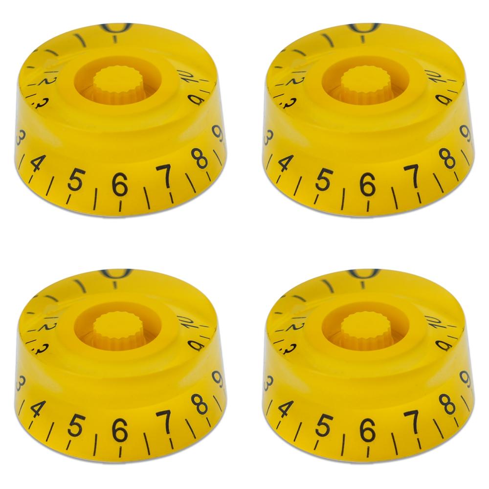 4pcs Guitar Volume Knobs Top Hat Knobs Speed Volume Tone Pedal Control Knobs for Electric Guitar Bass 29 Colors