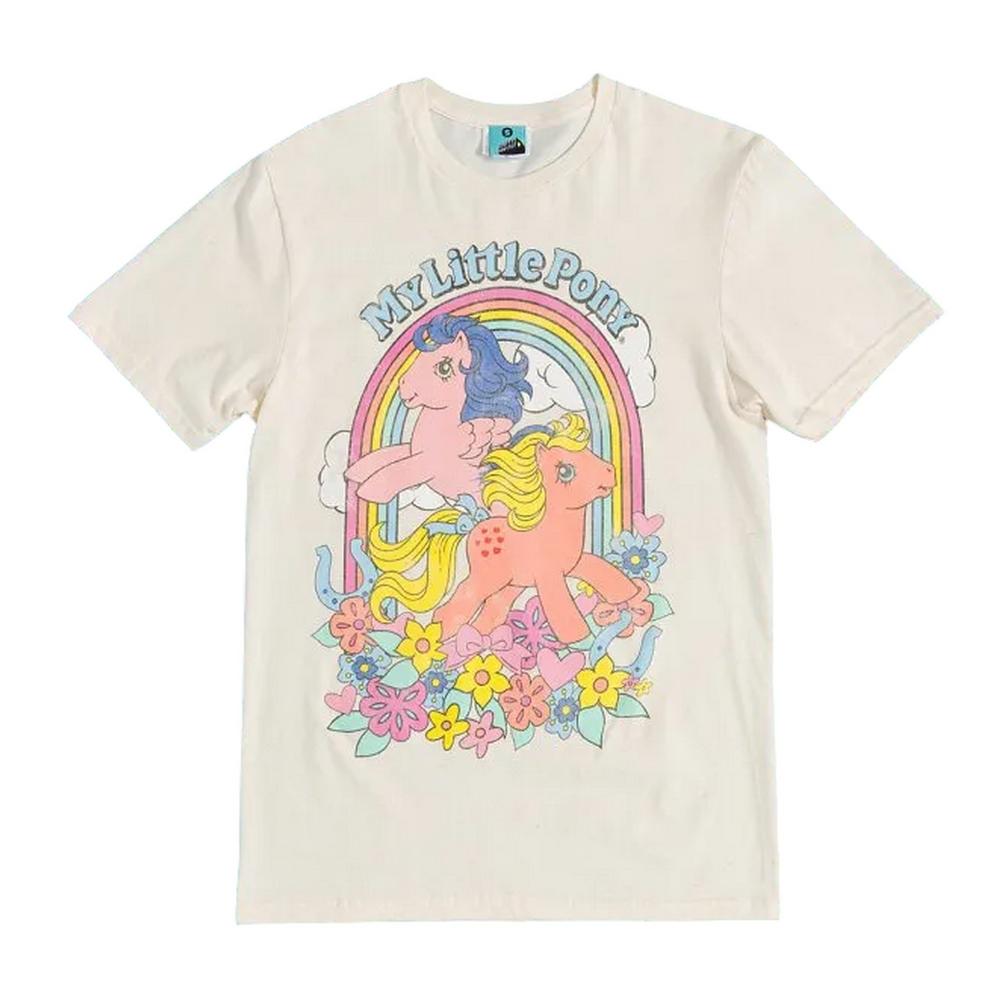 My Little Pony Unisex Adult Bright Rainbow T-Shirt