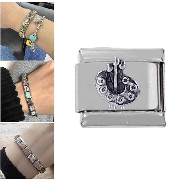 Fashionable Square Jewelry Link Accessory for Stainless Steel Bracelet Making