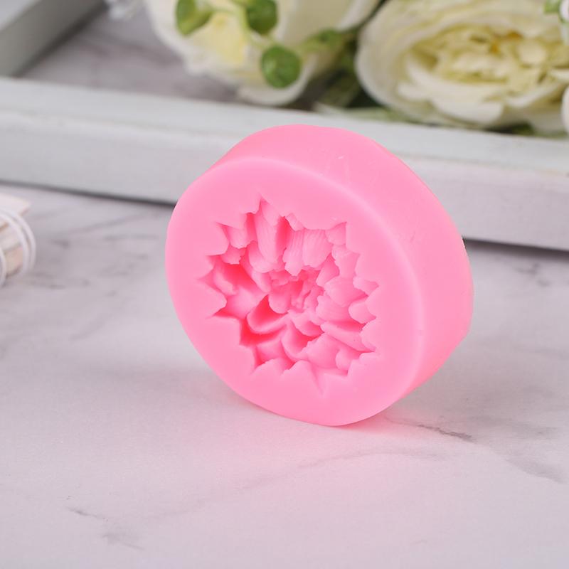 3D Beautiful Lotus Flowers Silicone Mold Diy Wedding Party Baking Fondant Soap Resin Clay Mould Cake Decorating Tools