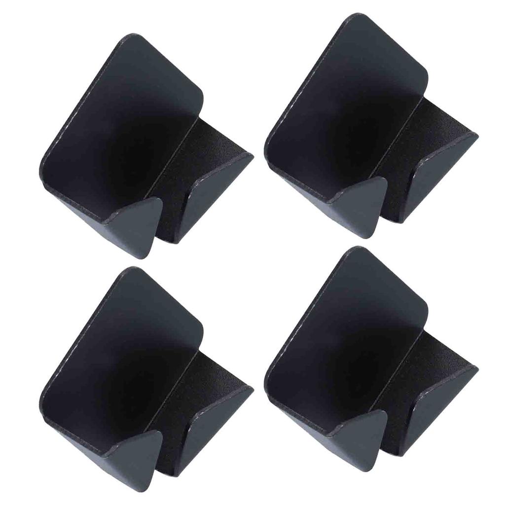 4Pcs NoPunch Power Cable Storage Rack WallMounted Socket Power Cord Gancho Suporte Suporte Preto