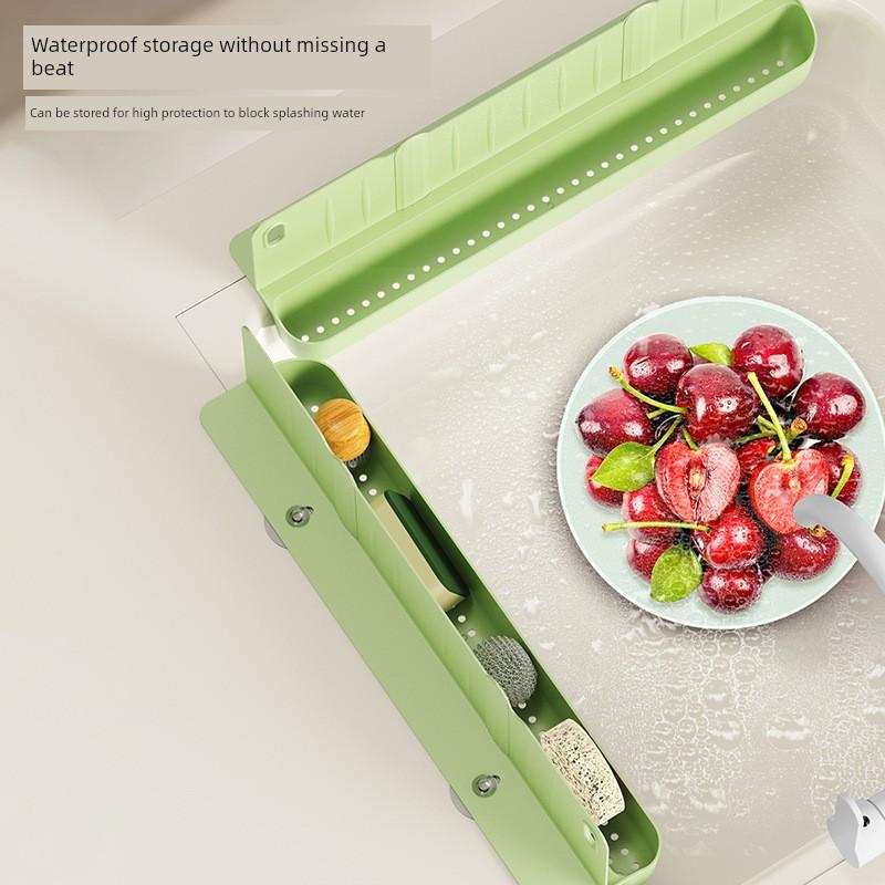 Household Sink Water Barrier Suction Cup Type Kitchen Waterproof Board Splash Guard Faucet Water Stopper Strip