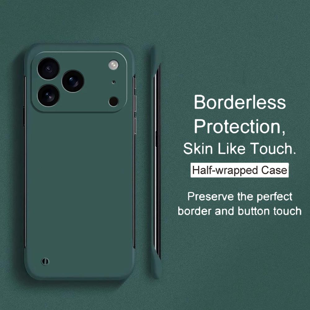 Borderless Hard PC Case for For Iphone Candy Color, Ultra Thin Matte Back Cover, For Iphone 17 Pro, Air Pro Max, 17 Pro, 17 Air iPhone Air