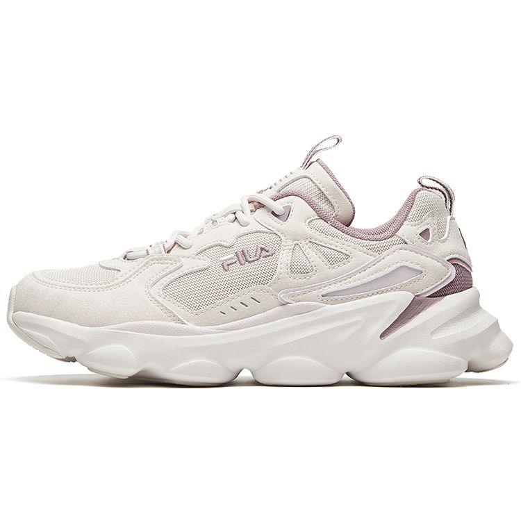 FILA Comfortable Trendy Fabric Breathable Rebound Low-Top Casual City Commuting Running Shoes Women sneaker Pink F12W011113FPP