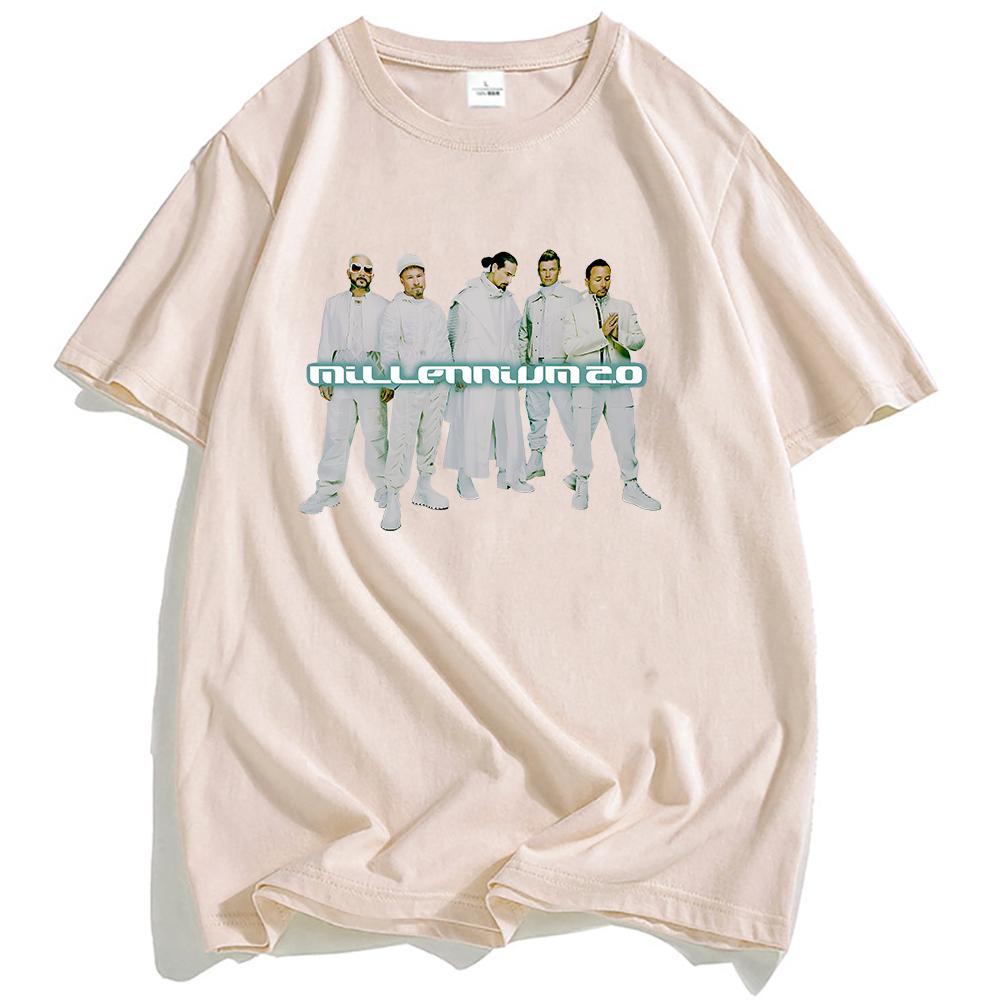 Tričko Backstreet Boys Millennium 2.0 s krátkým rukávem, bavlněné letní tričko, ležérní móda, letní pánské tričko s kulatým výstřihem, grafické tričko