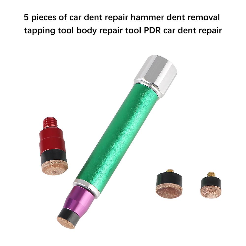 Of car dent repair hammer tip dent removal tapping tool car body repair tool 5pcs Car Accessories PDR car dent repair