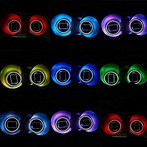 

Светодиодная подставка Светодиодные подстаканники 2 шт. 7 цветов Светящаяся подставка для чашки Светодиод 2