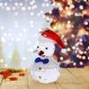 Clear Snowman Collectible for Festive Table Decor, Desktop Ornaments Parties