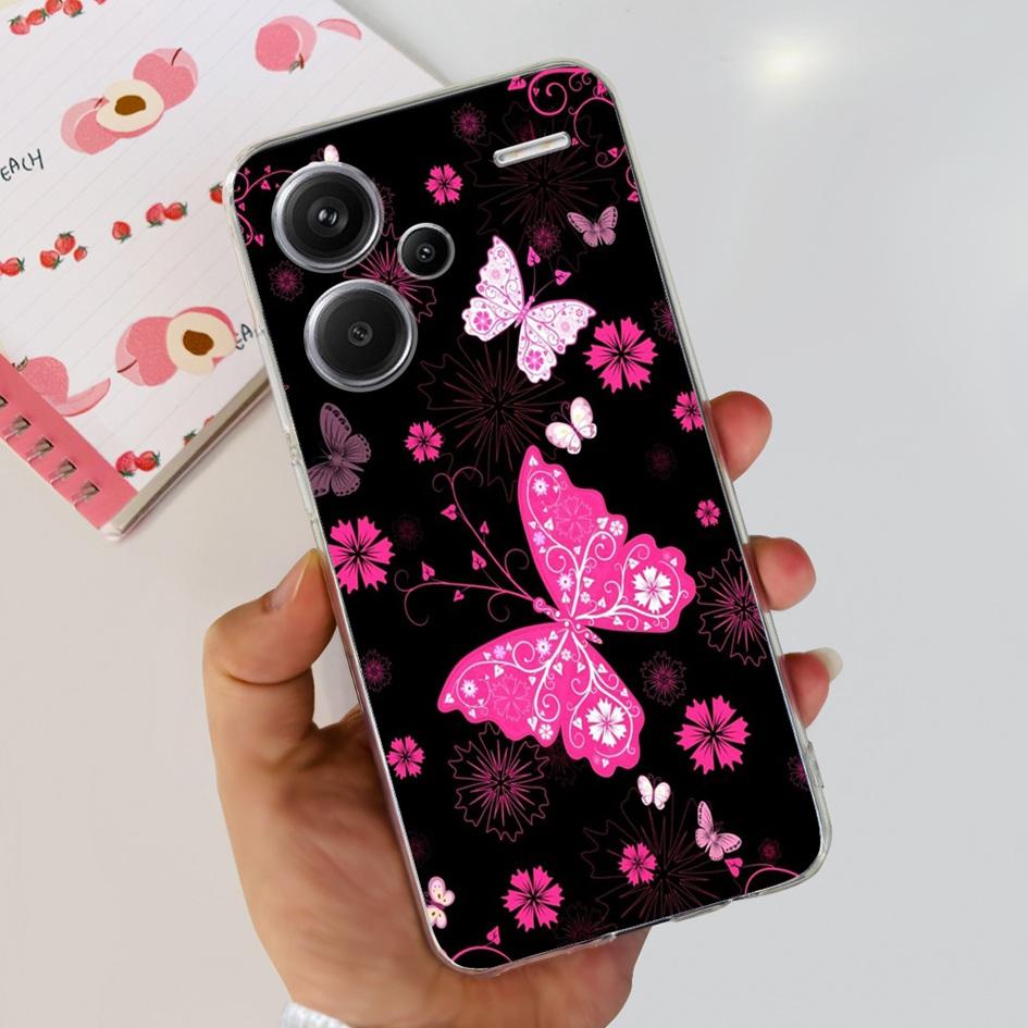 For Xiaomi Redmi Note 13 5G Case Luxury Marble Transparent Phone Cover For Redmi Note 13 Pro Plus Funda on Note 13 Pro 5G Bumper