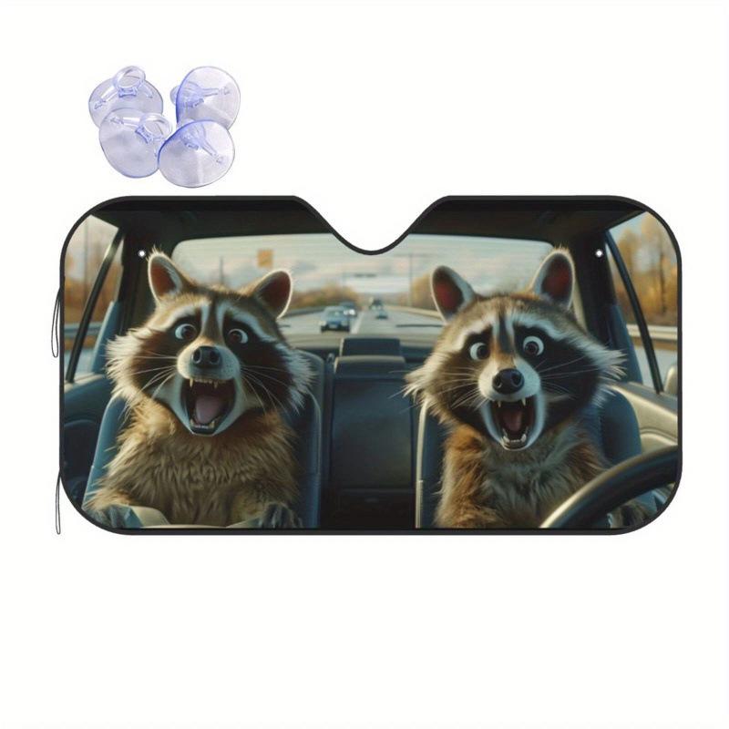 Retractable Car Sunshade Umbrella: UV Protection & Heat Insulation for Windshield